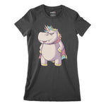 Vampire Unicorn Women's Classic Fitted T-Shirt | Premium Halloween Clo Chroma Clothing