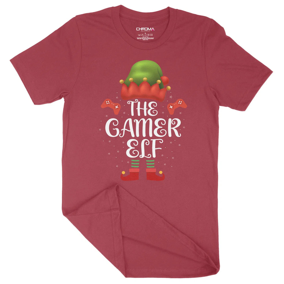 The Gamer Elf Festive Fun | Unisex Christmas T-Shirt Chroma Clothing