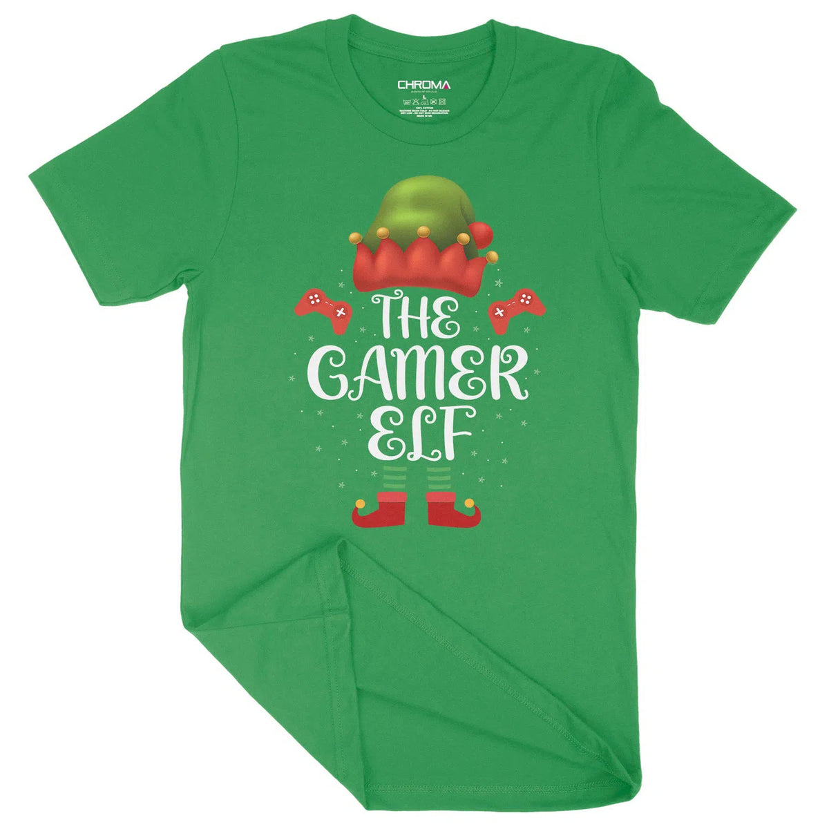 The Gamer Elf Festive Fun | Unisex Christmas T-Shirt Chroma Clothing