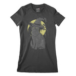 Wizard Cat Women's Classic Fitted T-Shirt | Premium Halloween Clothing Chroma Clothing