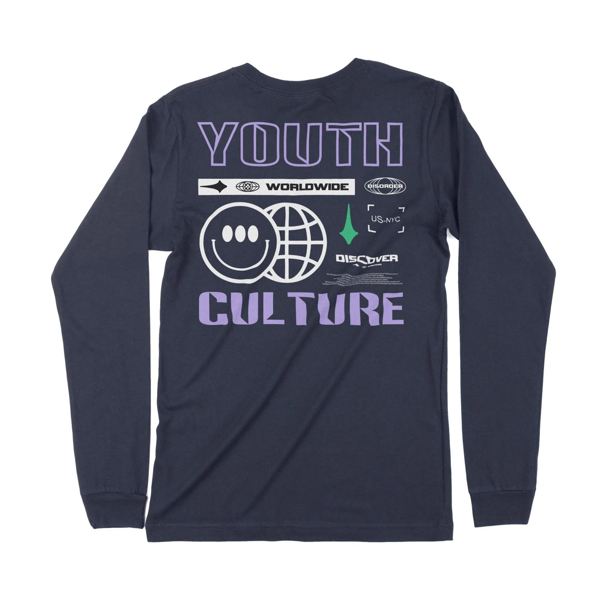 Youth Culture | Back Print | Long-Sleeve T-Shirt | Premium Quality Str Chroma Clothing