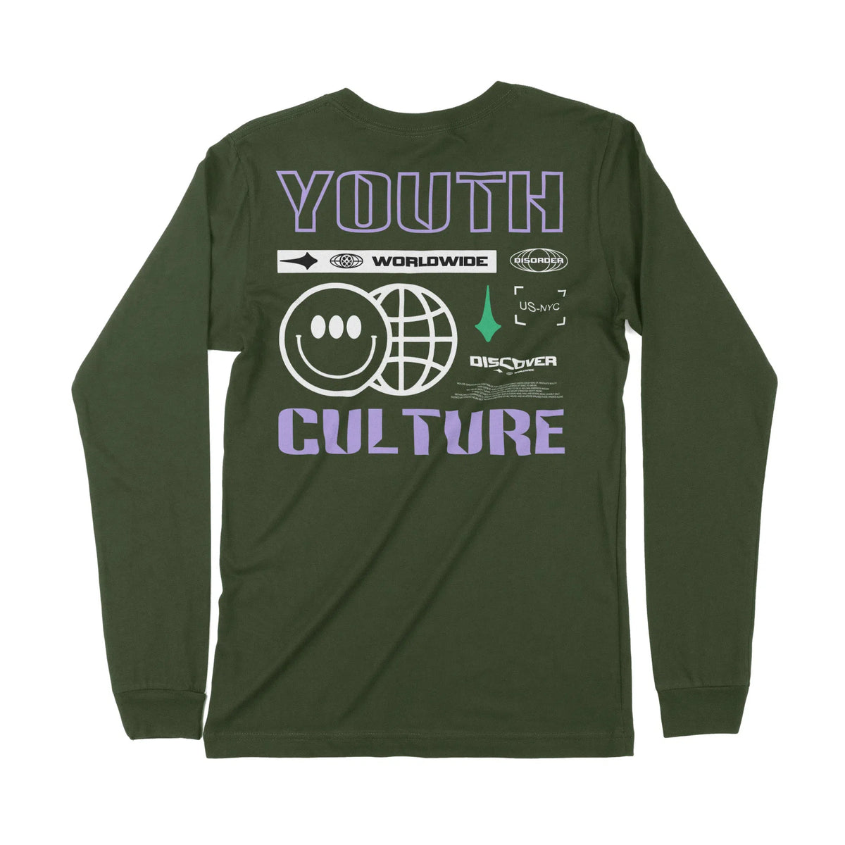 Youth Culture | Back Print | Long-Sleeve T-Shirt | Premium Quality Str Chroma Clothing