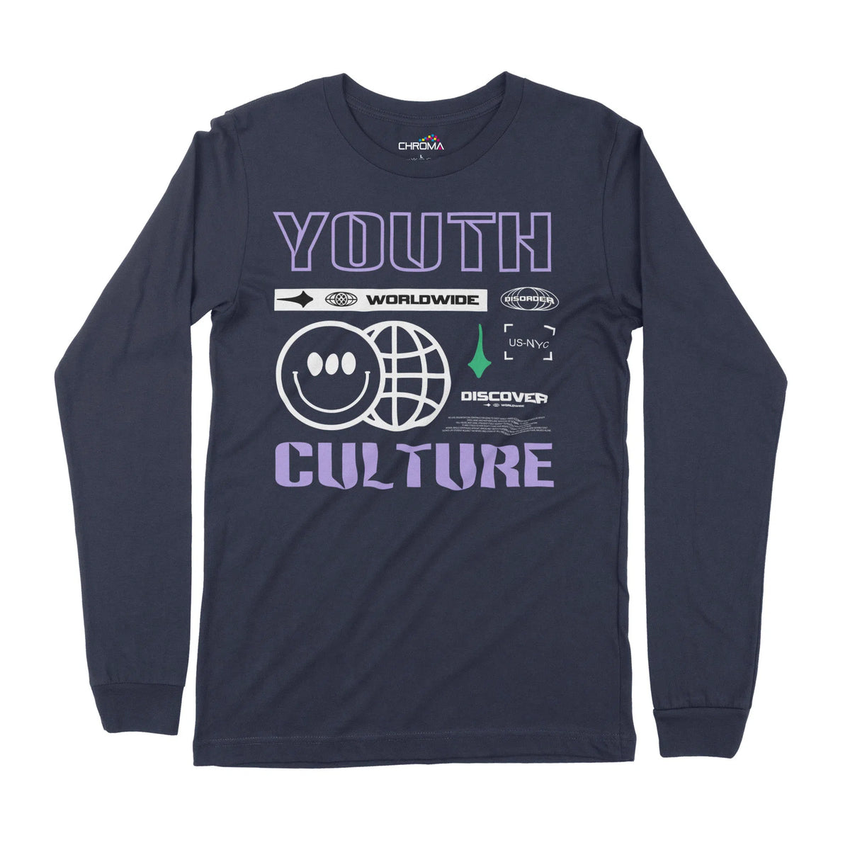 Youth Culture | Long-Sleeve T-Shirt | Premium Quality Streetwear Chroma Clothing