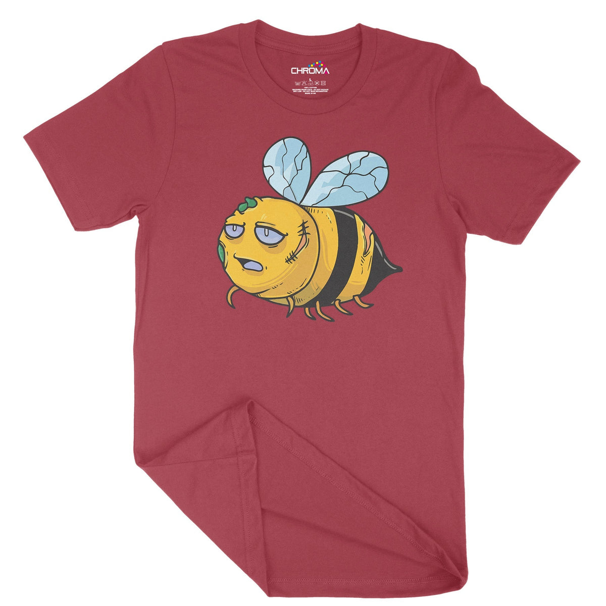 Zom-Bee Unisex Adult T-Shirt | Premium Halloween Clothing Chroma Clothing