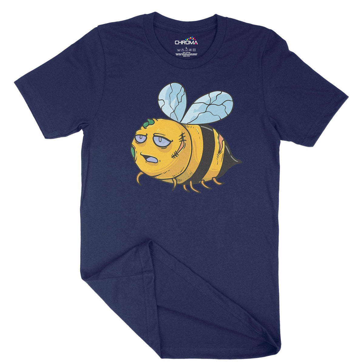 Zom-Bee Unisex Adult T-Shirt | Premium Halloween Clothing Chroma Clothing